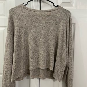 Grey long sleeve sweater